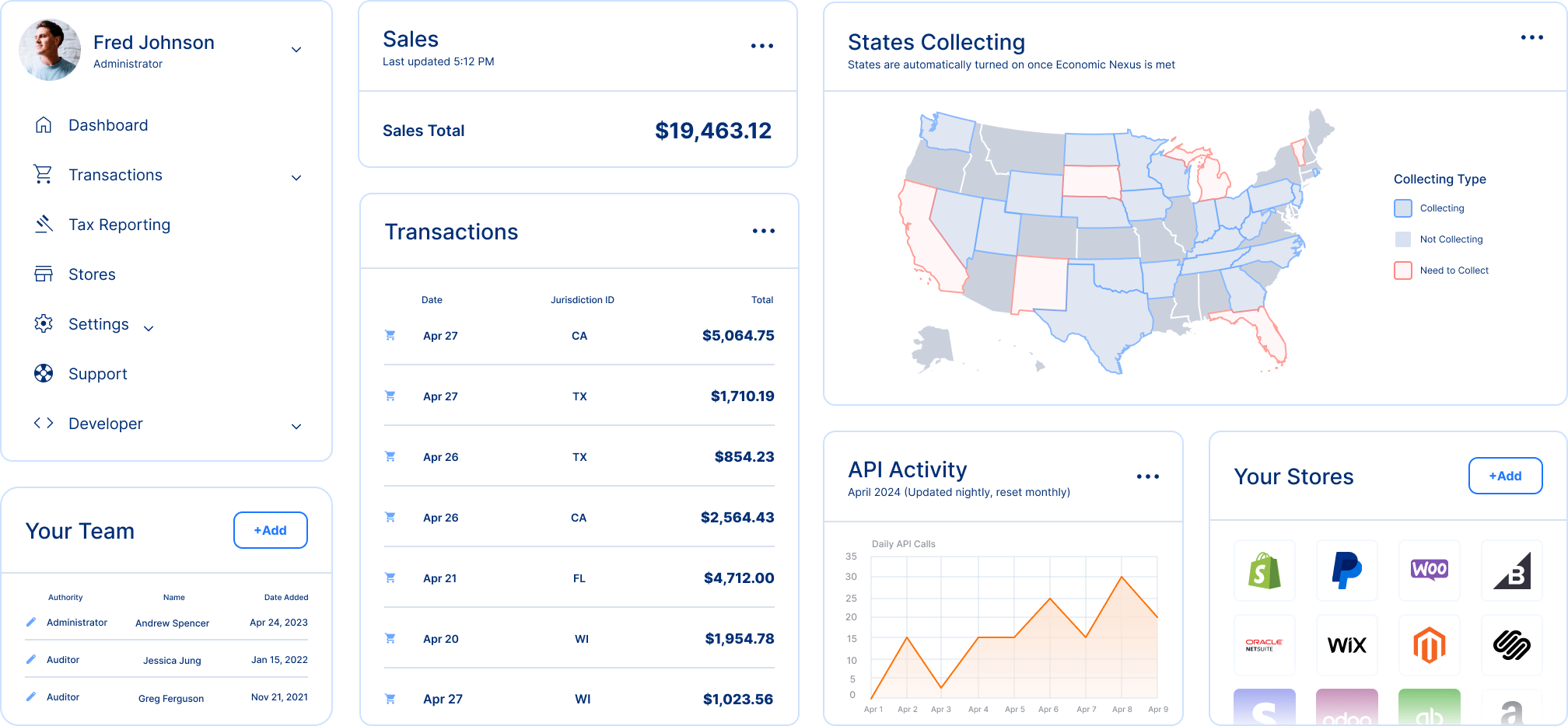 TaxCloud interface intro